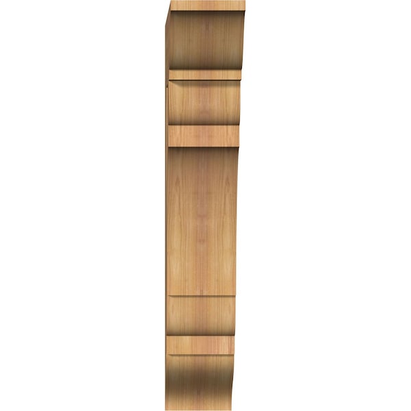 Olympic Traditional Smooth Bracket, Western Red Cedar, 5 1/2W X 20D X 32H